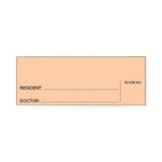 First Spine ID Insert Card, 5" x 1", Peach - 4266P-07 - 1 Each