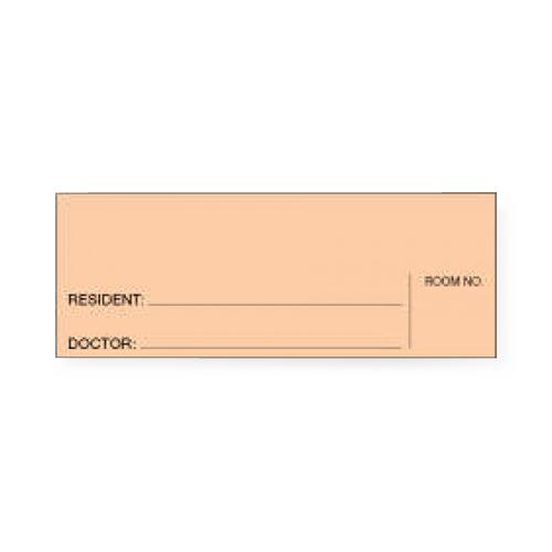 First Spine ID Insert Card, 5" x 1", Peach - 4266P-07 - 1 Each