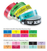 PDC Wristbands Super ID Narrow Band, White - 460P-11-PDM - 500 Each
