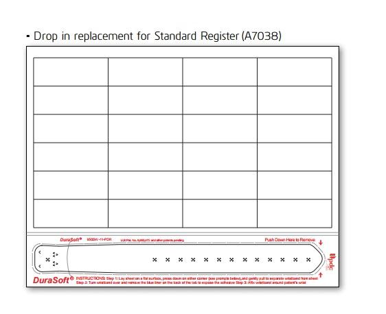 Pdc Healthcare DuraSoft Adult Labels 9503W-11-PDR - 1000.0 Each