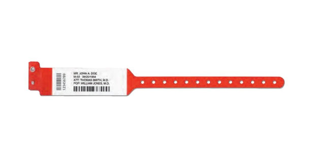 Pdc Healthcare Sentry Super Band Alert Bands Lymphedema Alert Wristband 5054-37-PDJ - 250.0 Each
