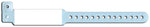 Speedi-Print Vinyl Imprinter Wristband, Infant, Light Blue, 6-1/2" x 3/4" - 510-18-PDJ - 250 Each