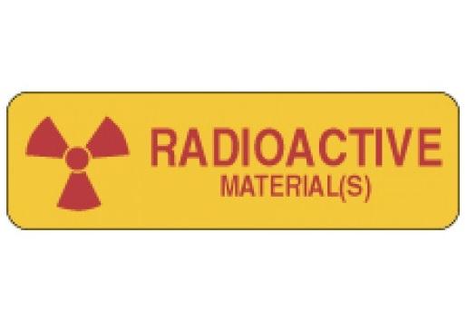 "Radioactive Material Hazard" Labels - 59701186 -  - MDL-PDC59701186