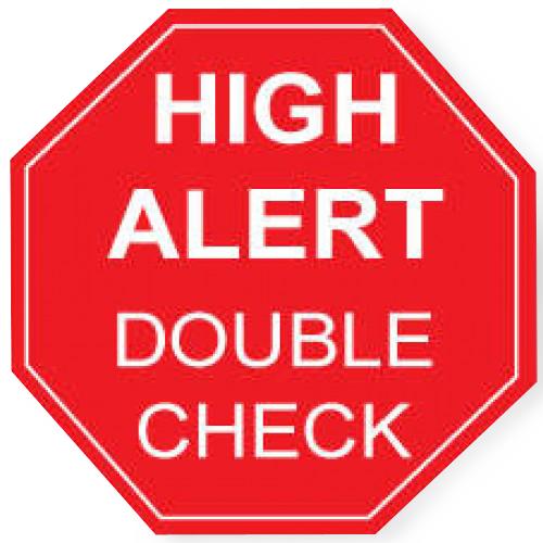 Pdc Healthcare PDC Healthcare High Alert Medication Labels 59701790 - - MDL-PDC59701790
