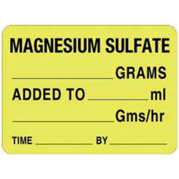 Formalin Permanent Warning Labels - 59704617 - 1000 Each - MDL-PDC59704617