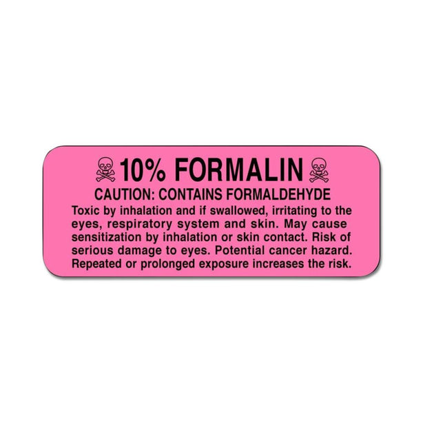 Pdc Healthcare PDC Healthcare Formalin Hazard Label - PDC59707946