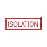 Pdc Removable Anesthesia Isolation Tape, 2" x 500", Core, White / Red - 59710080