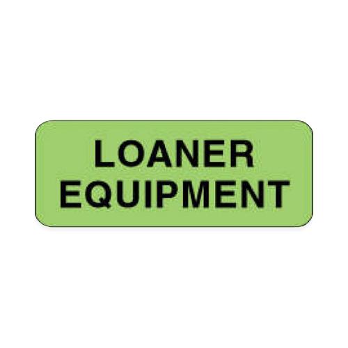 Timemed Labeling Permanent Loaner Equipment Label, 2-1/4" x 7/8" - 59713359