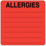 Pdc Healthcare Brady Worldwide Allergy Labels - PDC59719087