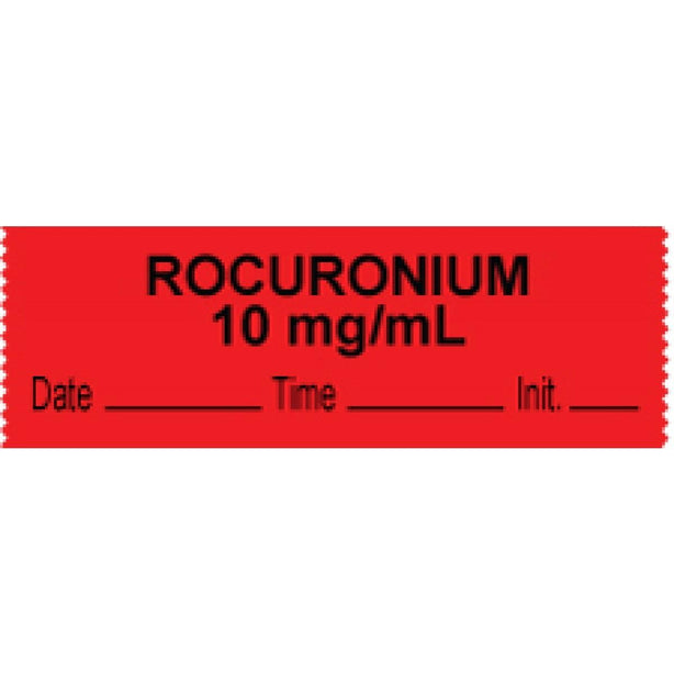 Pdc Healthcare Rocuronium Tape / Label 59727007 - - MDL-PDC59727007