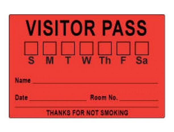 Removable Visitor Pass Paper Labels - 59727659 -  - MDL-PDC59727659
