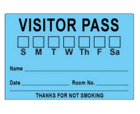 Removable Visitor Pass Paper Labels - 59727660 -  - MDL-PDC59727660