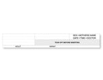 Pdc Healthcare Paper Insert for ID Band 8610-20-PDA - 100.0 Set