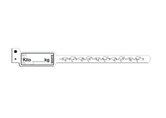 PDC HEALTHCARE KangaBand Write-On Pediatric Patient Wristbands KG470SWH-11-PDJ 250 Each - MDL-PDC70SWH11PDJ