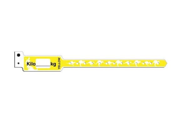 PDC HEALTHCARE KangaBand Write-On Pediatric Patient Wristbands KG470SYL-11-PDJ 250 Each - MDL-PDC70SYL11PDJ
