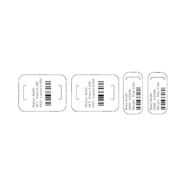 Precision Thermal Barcode Tags - 7600-11-PDL - 200 Set - MDL-PDC760011PDL