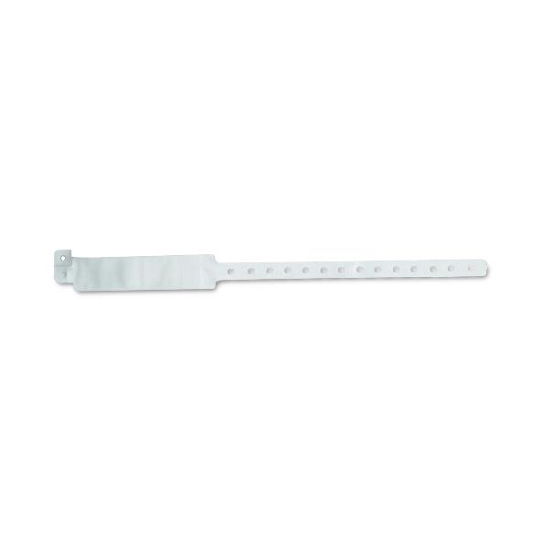 Pdc Securline Vinyl Insert Patient ID Wristband with Clasp Closure, Adult, 1" x 12", White - 940-11-PDJ - 250 Each