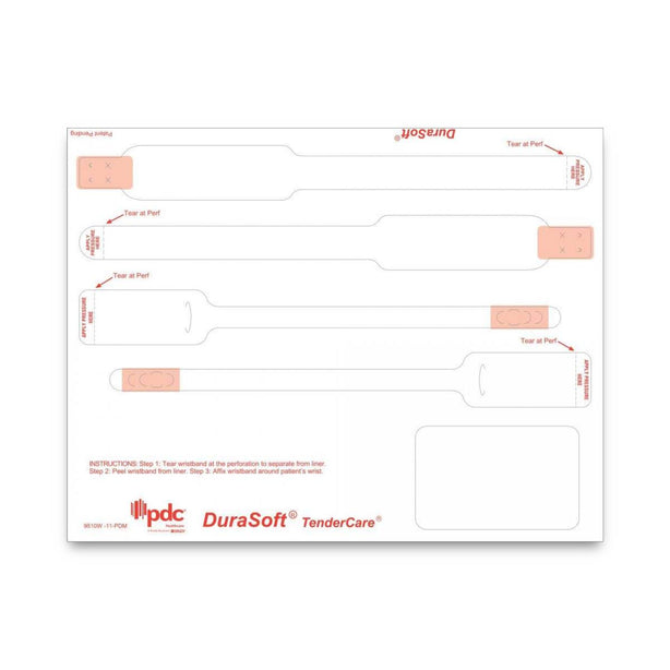 PDC HEALTHCARE PDC Healthcare DuraSoft Laser Patient ID System 9510-11-PDM 500 Each - MDL-PDC951011PDM