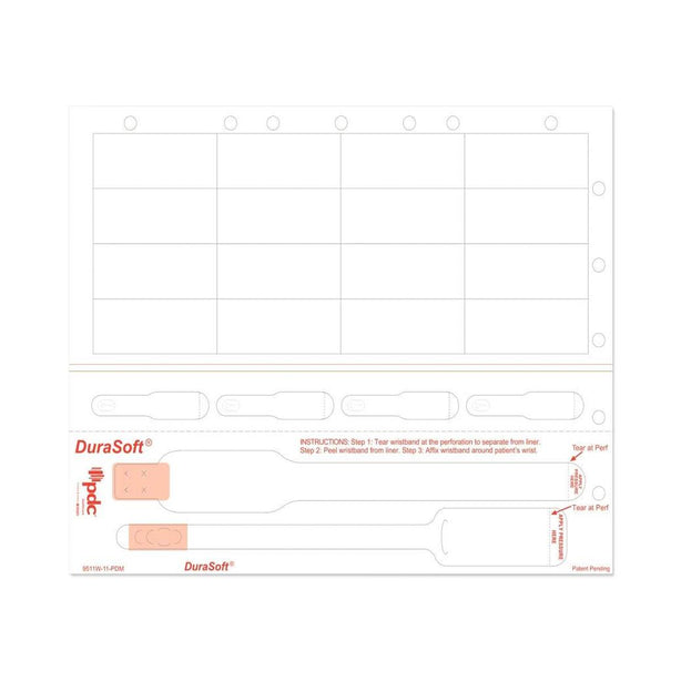 PDC HEALTHCARE PDC Healthcare DuraSoft Laser Patient ID System 9511W-11-PDM 500 Each - MDL-PDC9511W11PDM