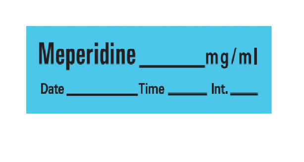 Pdc Healthcare PDC Healthcare Labeling Tapes for Anesthesia Syringes AN-13D1 - - MDL-PDCAN13D1