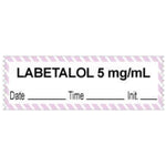 Pdc Removable Anesthesia Labetalol Tape, 1-1/2" x 1/2", White with Purple - ANS-117 - 1 Roll