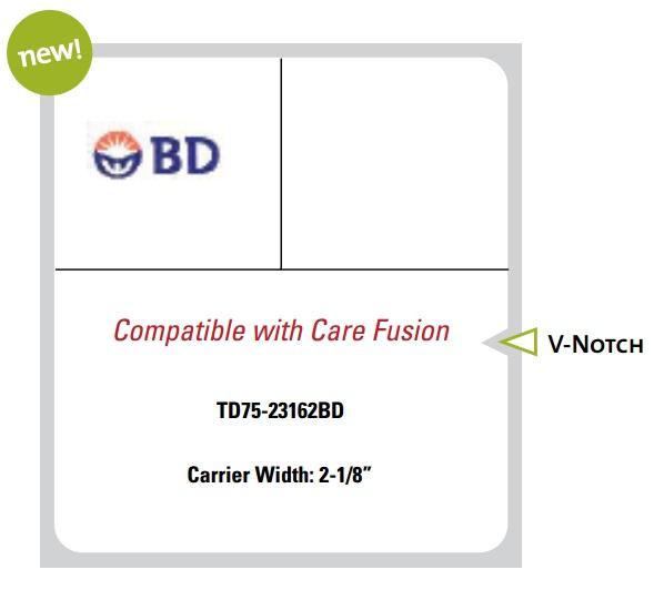 PDC Healthcare Thermal Labels - TD75-23162BD - 1600 Each - MDL-PDCD7523162BD