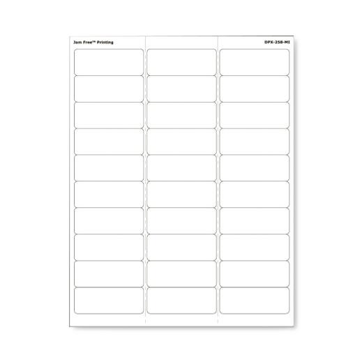Permanent Laser Label Paper - DPX-258-MI - 1000 Each - MDL-PDCDPX258MI