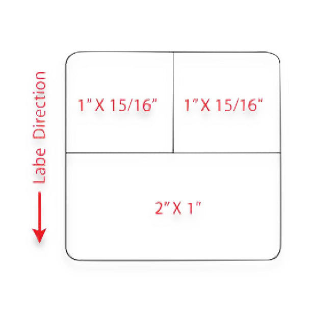 PDC Healthcare Direct Thermal Labels - LDWHPA166 - 1 Each - MDL-PDCDWHPA166EA
