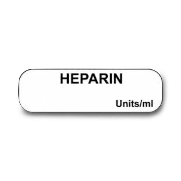 Pdc Healthcare PDC Permanent Paper Anesthesia Labels GFWHP10 - 1000.0 Each
