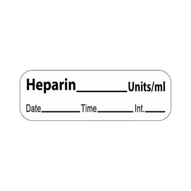 PDC Anesthesia Date, Time and Initials Labels - LAN-10U - 600 Each - MDL-PDCLAN10U