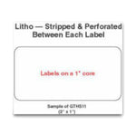 Pdc Healthcare PDC Permanent White Paper Litho Label - PDCLLWHP46