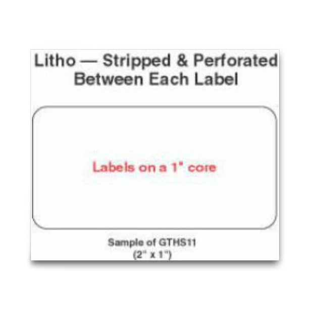 Pdc Healthcare PDC Permanent White Paper Litho Label - PDCLLWHP46