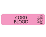 Pdc Healthcare PDC Healthcare "Cord Blood" Labels MV01FP7213 -