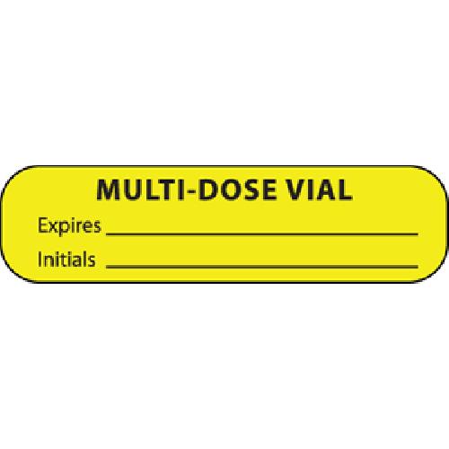Pdc Healthcare PDC Healthcare Multi-Dose Vial Labels MV02SY4180 - - MDL-PDCMV02SY4180