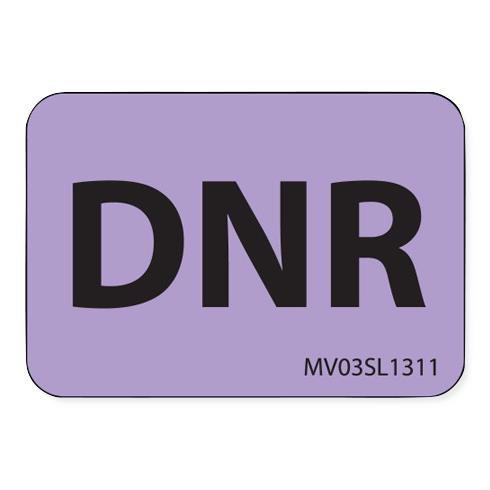 PDC Healthcare DNR Alert Chart Labels - MV03SL1311 - - MDL-PDCMV03SL1311