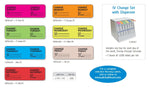 "Stat" Label, Fluorescent Red, 420 per Roll, 1" Core, 2-1/4" x 1", Pdc Paper - MV04FR0935