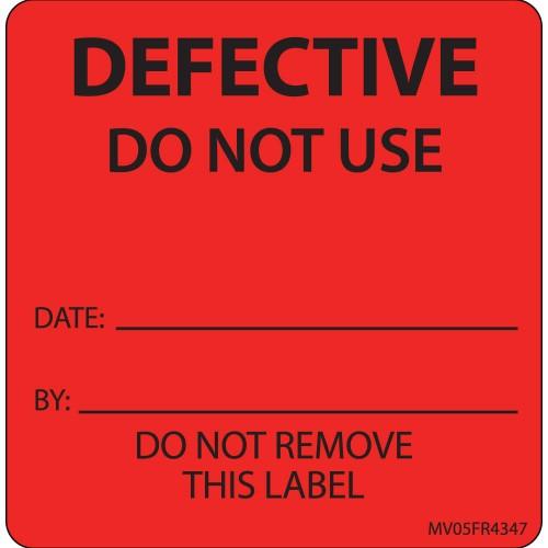 Formalin Permanent Warning Labels - MV05FR4347 - 400 Each - MDL-PDCMV05FR4347