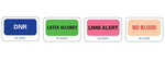 Pdc Ident-Alert Color-Coded Label, Limb Alert, Pink, 3/4" x 1-1/2" - PDCN3405