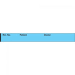 Pdc Binder / Chart Removable Tape Blank Label, Wide Track, Blue - NPFB-2286-7