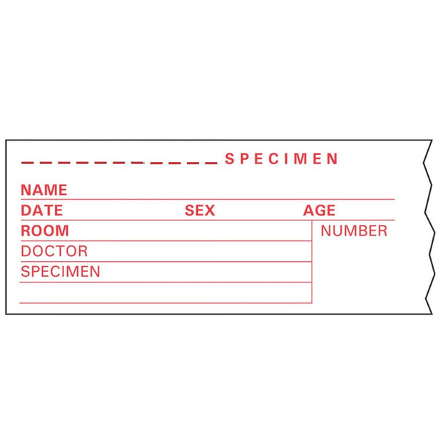 Pdc Healthcare Specimen Label Tape SP-1 - - MDL-PDCSP1