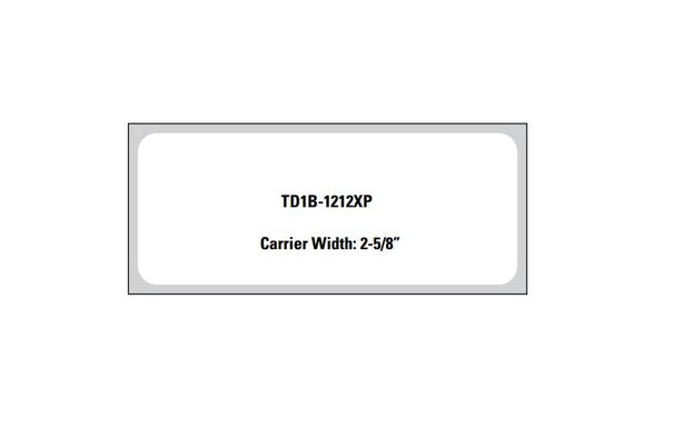 PDC Healthcare Direct Thermal Labels - TD1B-1212XP - 12 Roll - MDL-PDCTD1B1212XP