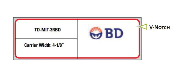 PDC Healthcare Thermal Labels - TD-MIT-3RBD - 1 Roll - MDL-PDCTDMIT3RBD