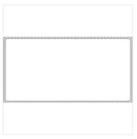 PDC Direct Multi-Purpose Blank Label, Thermal Paper, 4" x 2", White, 2500 per Roll - THERMD11 - 8 Roll