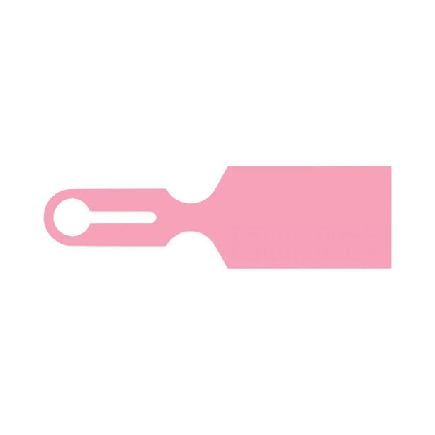 PDC Poly Tray Tag, Blank, Pink, 8-1/2" x 2-1/2" - TSTAG14 - 1000 Each