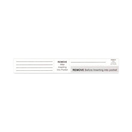 Pdc Healthcare Conf-ID-ent Insert Vinyl Patient Wristband and Cards WBCARDB2-9 - 100.0 Each - MDL-PDCWBCARDB29