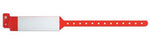 PDC Sentry LabelBand Bar Code Conf-ID-ent Shield Wristband, Adult, Red - WBSHDA-5 - 500 Each