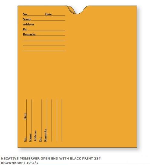 Pdc Healthcare Negative Preserver Envelopes XPOE2 - 500.0 Each - MDL-PDCXPOE2