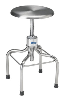 Pedigo Adjustable-Height Stainless Steel OR Stools - P-1037-SS - 1 Each - MDL-PEDP1037SS