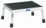 PEDIGO Footstools Chrome Step Stool, 300 lb. Capacity, 12" x 16" x 8.25" - P-10 - 1 Each