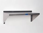 PEDIGO Shelves Stainless Steel Shelf, Wall Mounted, 8" x 24" - P-824-SS - 1 Each